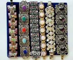 Vtg High End Rhinestone Jewelry Lot Signed Weiss Juliana Eisenberg Hollycraft