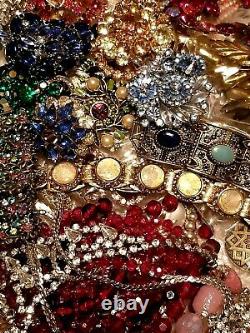 Vtg High End Rhinestone Jewelry Lot Signed Weiss Juliana Eisenberg Hollycraft