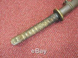 WW2 Japanese High Quality Officers Sword with Scabbard signed Masahiro old Blade