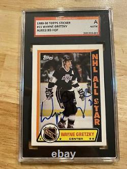 Wayne Gretzky Autograph SGC Authenticated Collector Card 1989 Topps HIGH END