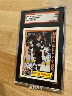 Wayne Gretzky Autograph SGC Authenticated Collector Card 1989 Topps HIGH END