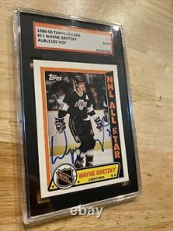 Wayne Gretzky Autograph SGC Authenticated Collector Card 1989 Topps HIGH END