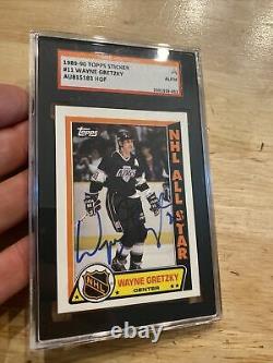 Wayne Gretzky Autograph SGC Authenticated Collector Card 1989 Topps HIGH END