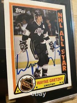 Wayne Gretzky Autograph SGC Authenticated Collector Card 1989 Topps HIGH END