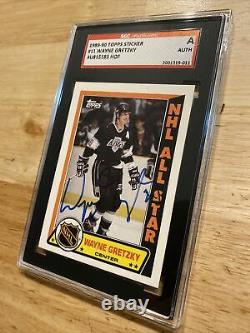 Wayne Gretzky Autograph SGC Authenticated Collector Card 1989 Topps HIGH END