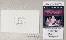 Weird Al Yankovic Signed Autographed 3x5 Card JSA Certified UHF