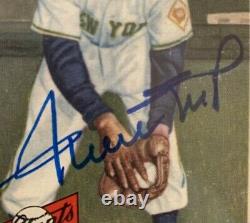 Willie Mays HOF Signed 1953 Topps #244 HIGH# Autographed Vintage RARE Auto Card