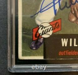 Willie Mays HOF Signed 1953 Topps #244 HIGH# Autographed Vintage RARE Auto Card