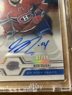 Wownick Suzuki Clear Cut High Gloss Rookie Auto 07/10! Wow