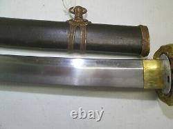 Ww2 Japanese Officers Sword Signed Ari Mitsu & Dated High Grade Gendito #k30