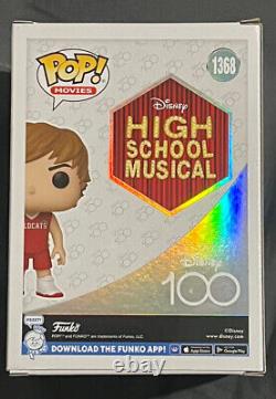 Zac Efron signed auto Funko Pop Movies 1368 Troy High School Musical